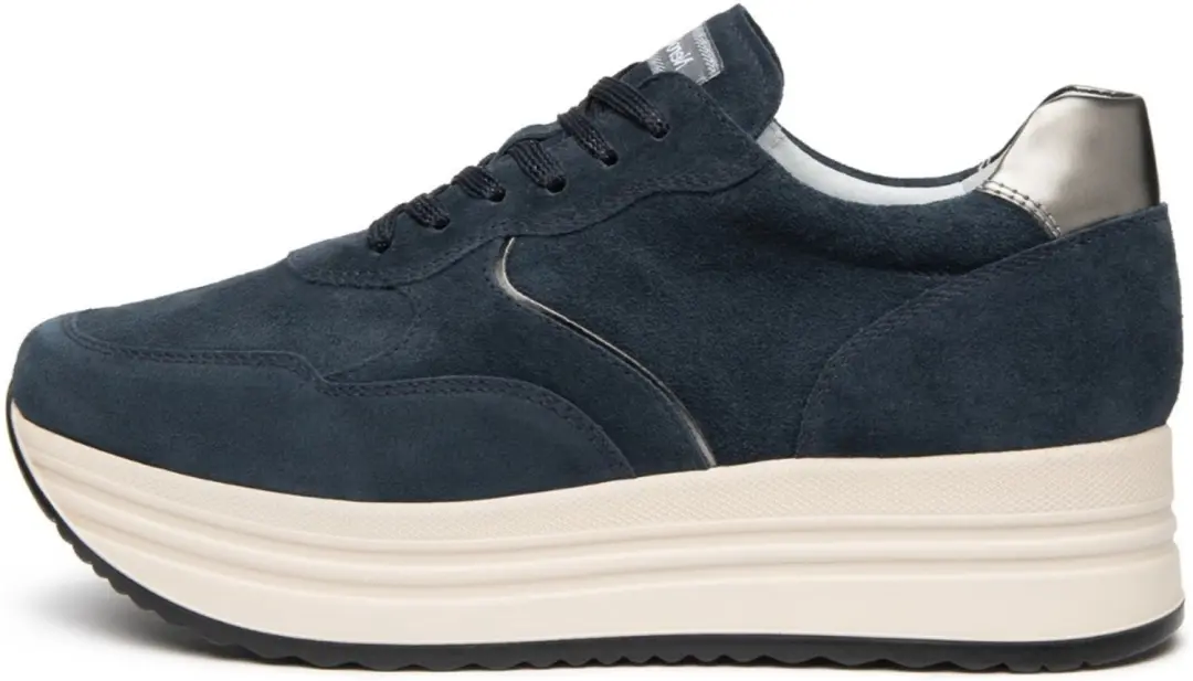 Sneaker Nerogiardini Velour 225 T.Brill Antraciet Pu.Evora B16495