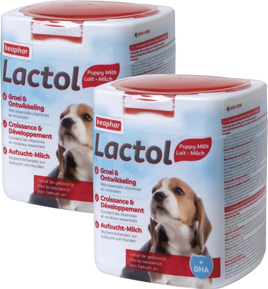 Beaphar Puppy Lactol Melkvervanging - 2x500g