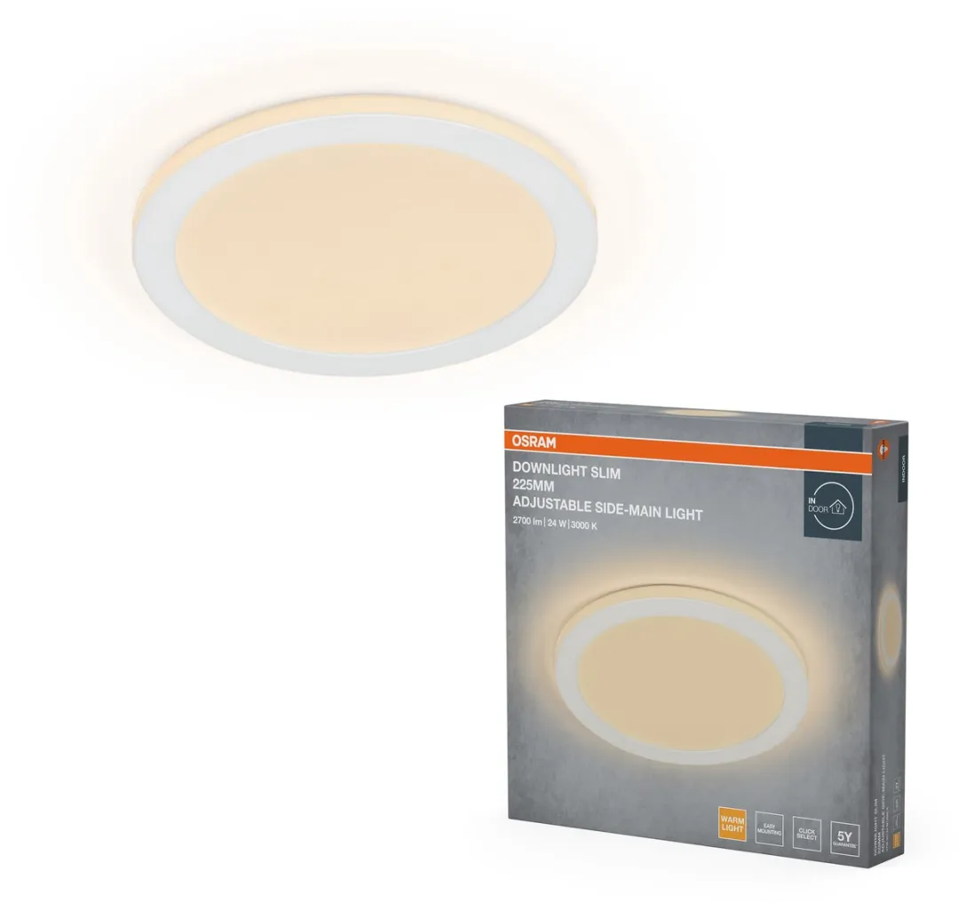 Osram Essential LED Downlight 225mm 24W Warm Wit