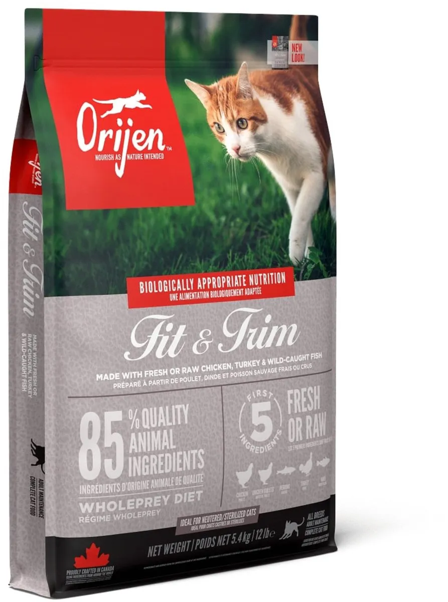 Orijen Whole Prey Fit & Trim Kattenvoer 5.4kg