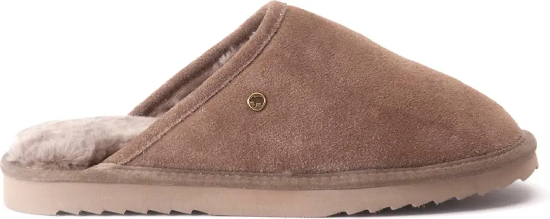 Warmbat Classic Unisex Suede Pantoffels - Beige - afbeelding 4 van 4