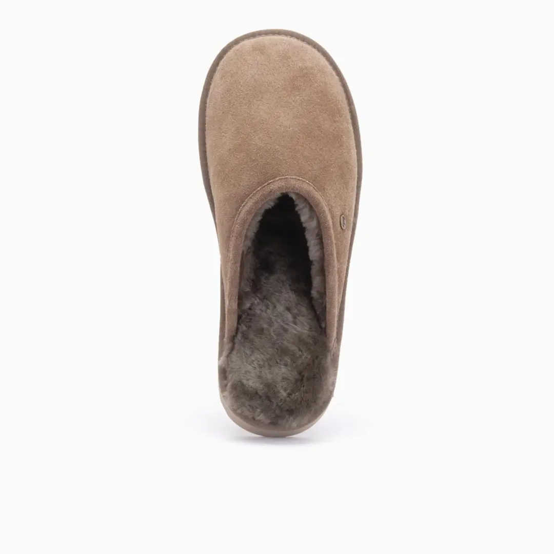 Warmbat Classic Unisex Suede Pantoffels - Beige - afbeelding 2 van 4