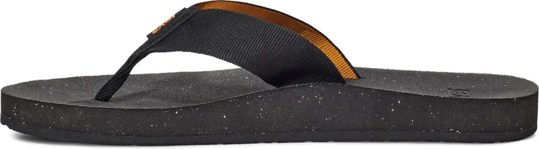 Teva M Reflip Heren Slippers - Zwart/Oranje - 45.5 - afbeelding 5 van 6