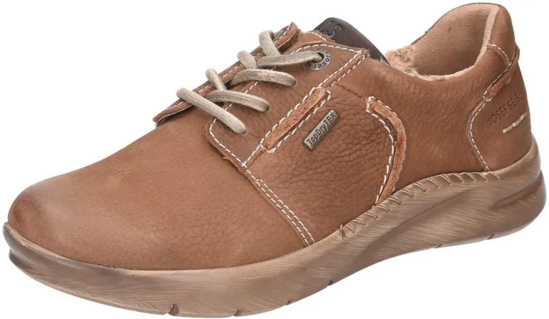 Josef Seibel dames veterschoenen bruin maat 40