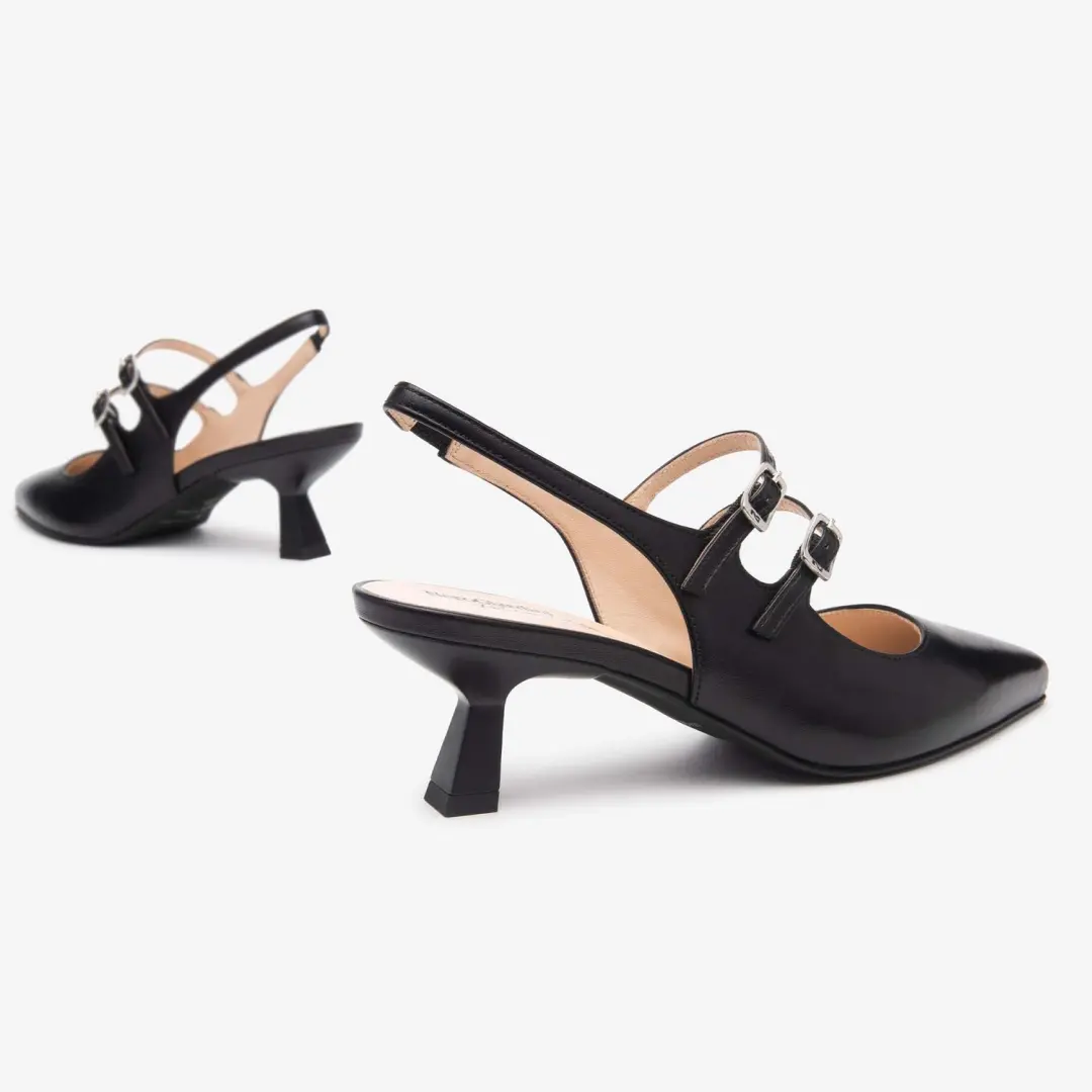 Schoenen Met Hak Nerogiardini Nappa Pandora Nero Tpu Adam Alek