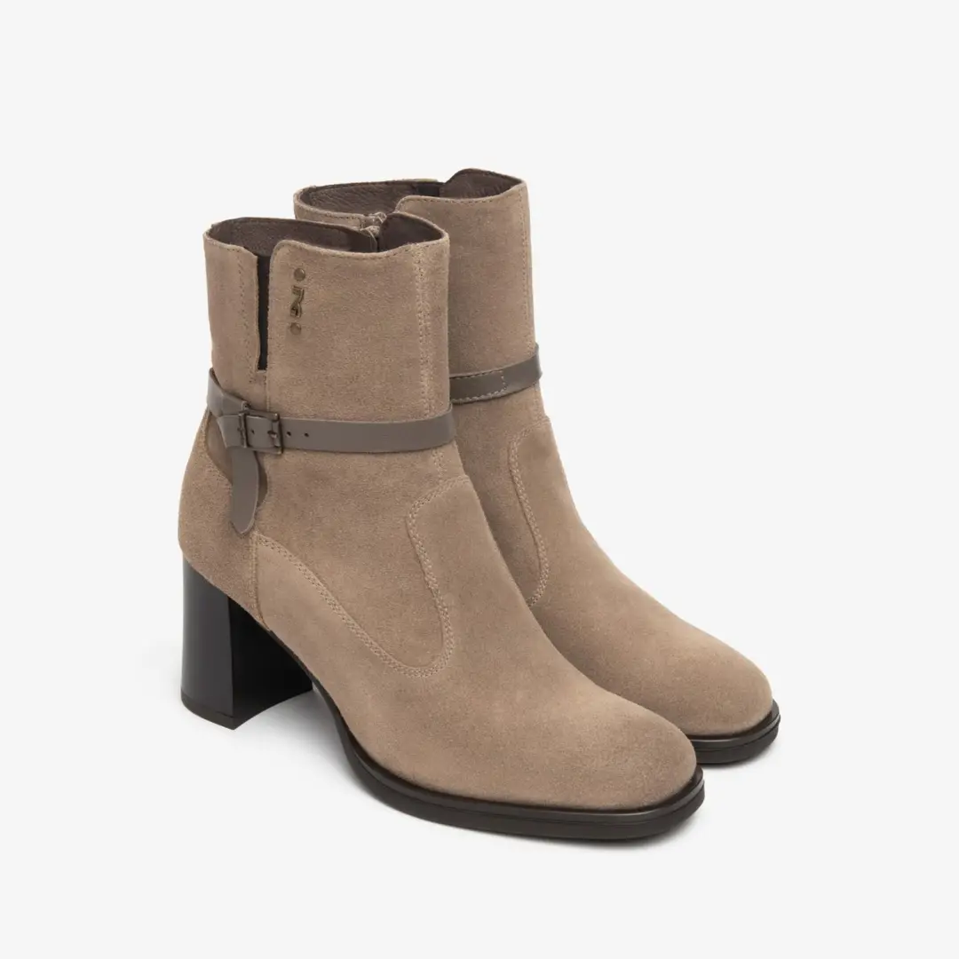 Nerogiardini Laarzen Velour Sauvage Taupe Tpu Canda