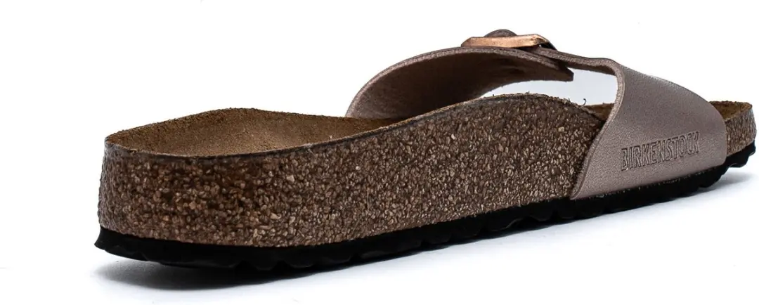 Birkenstock Madrid Slides Dames - Roze Metallic - 38 - afbeelding 2 van 6