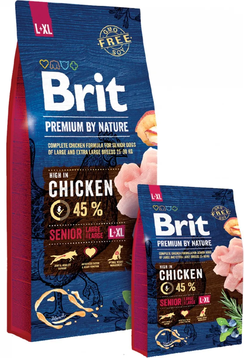 Brit Premium by Nature Senior Hondenvoer 3kg