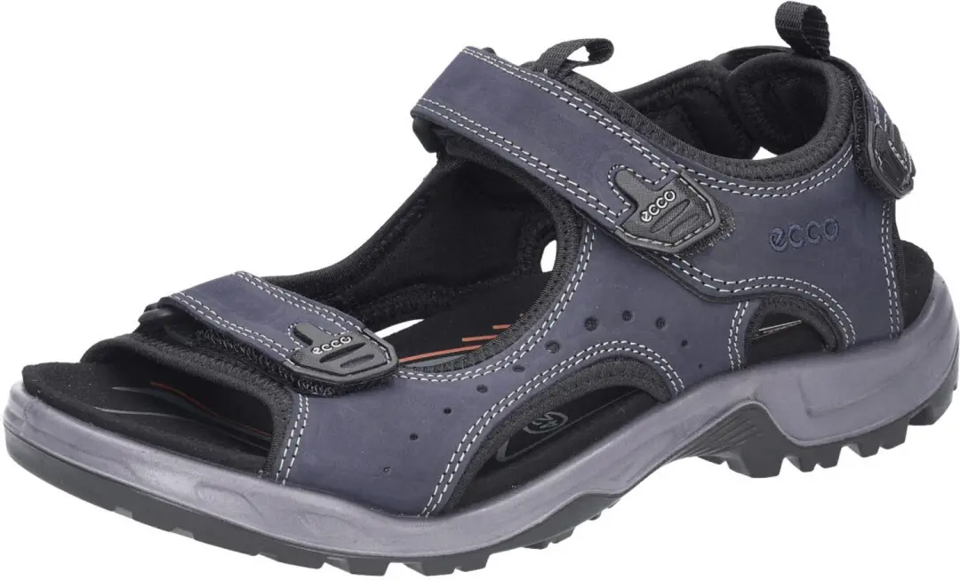 Ecco heren sandalen blauw maat 38