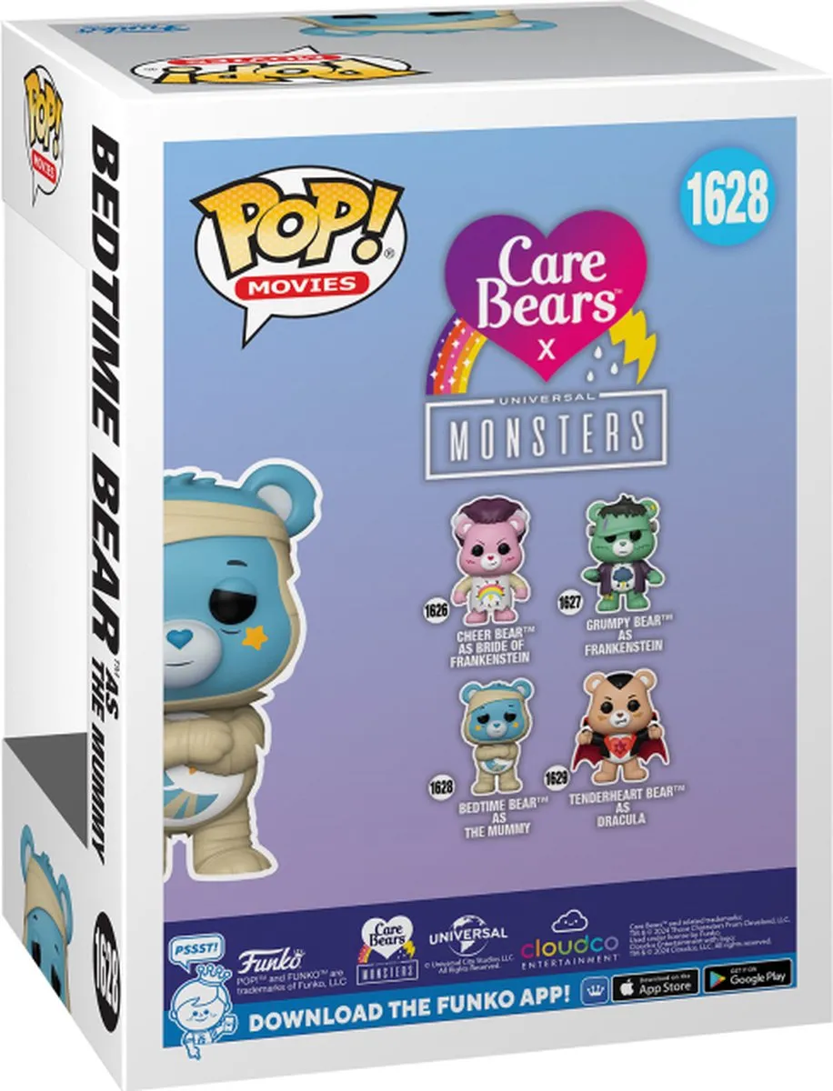 Funko Care Bears x Universal Monsters Bedtime Bear als The Mummy Pop! - 1628