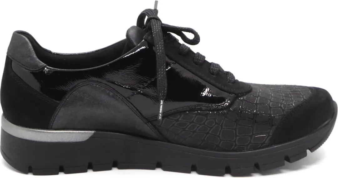 Waldläufer Ramona Veterschoen 626K02 - Zwart - afbeelding 6 van 6