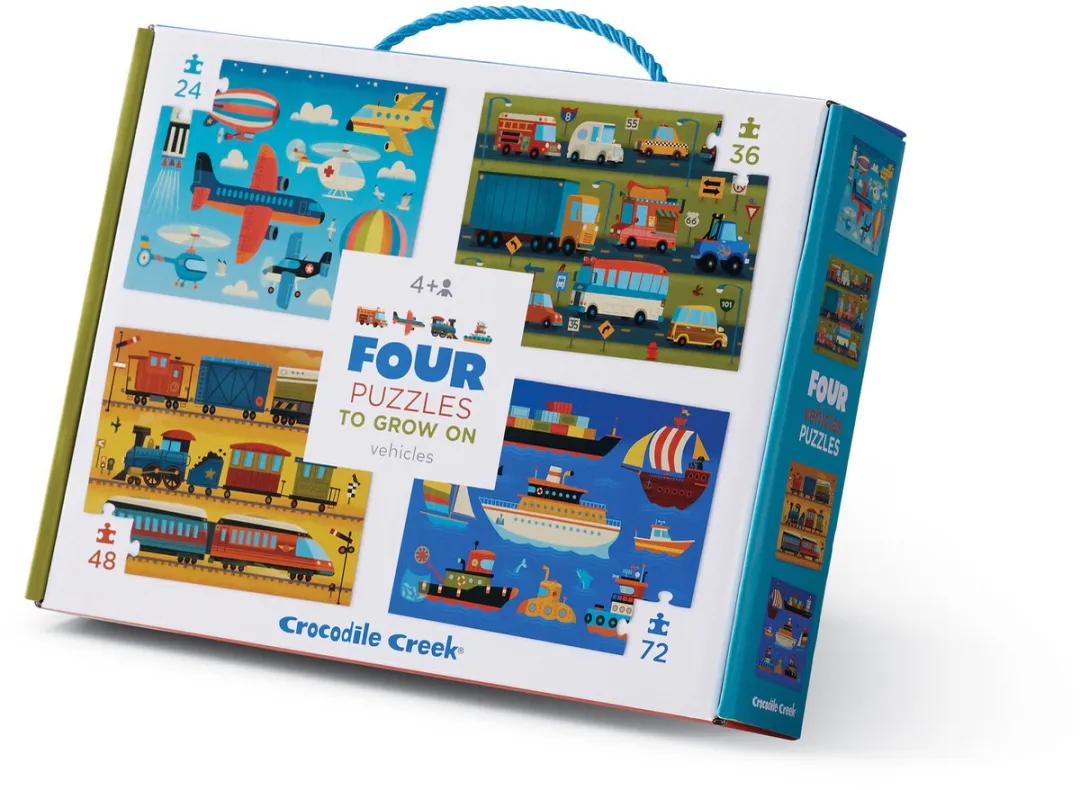 Crocodile Creek Voertuigen Puzzels