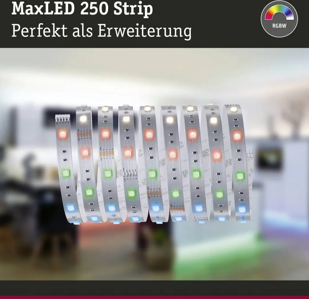 Paulmann MaxLED 250 RGBW LED-strip 250cm - Zilver