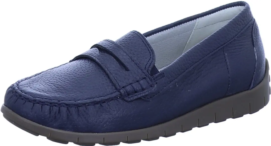 Waldläufer dames instappers blauw maat 38