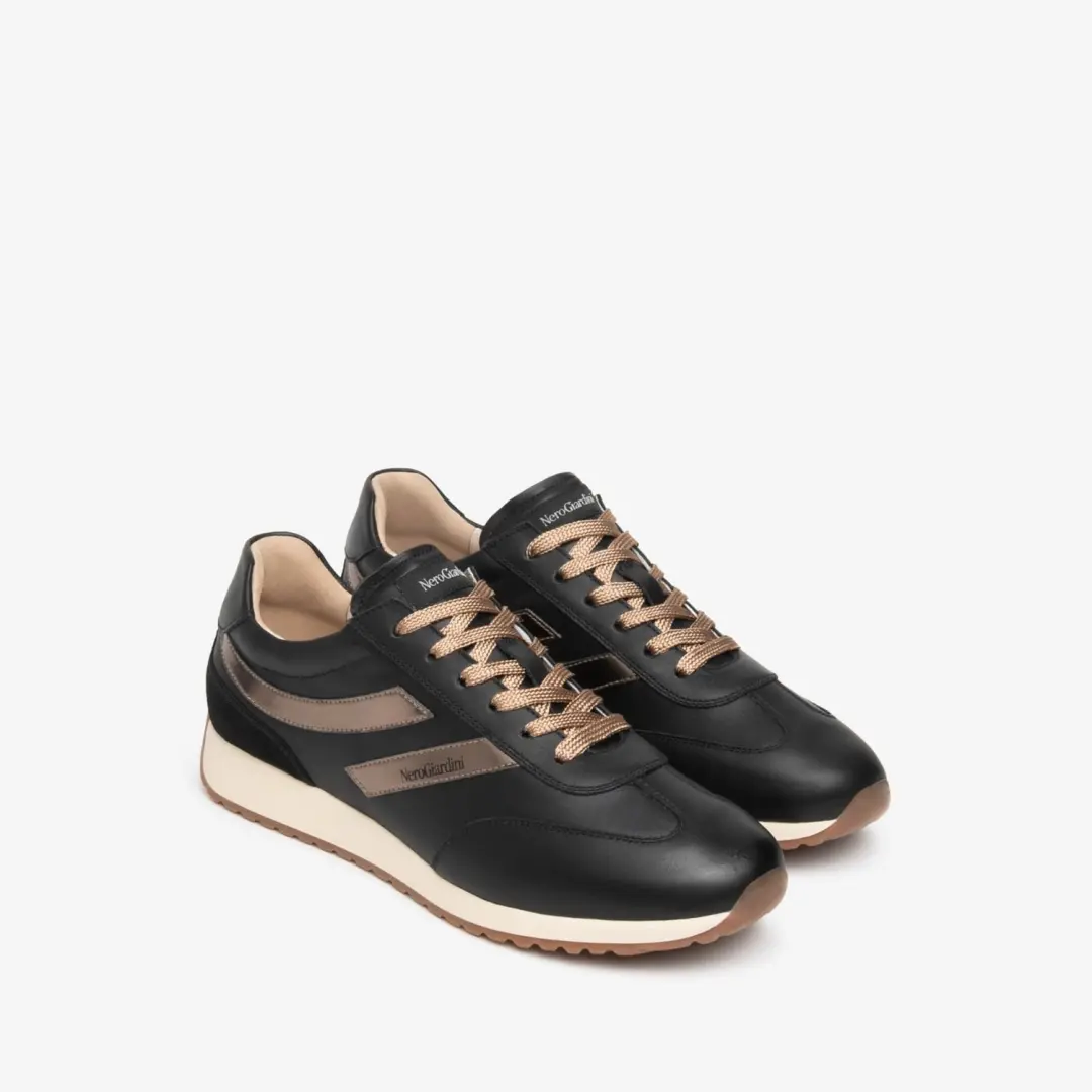 Sneakers Nerogiardini Guanto Arold Velo T.Crom Tortora Tr Este 9790/008