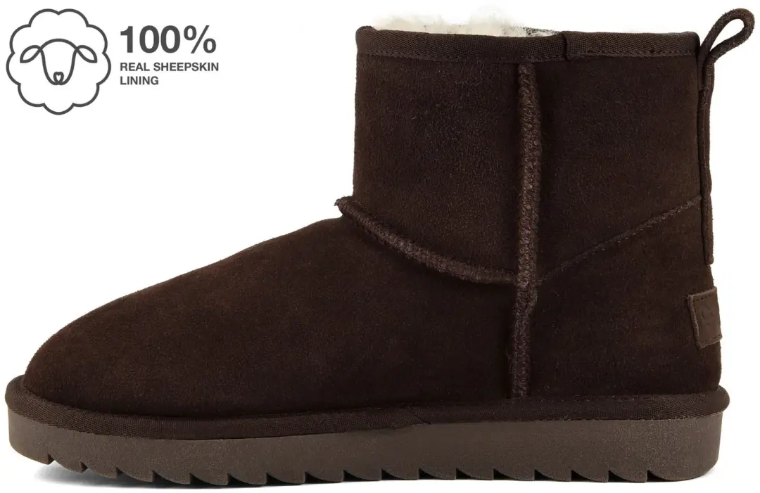 Laarzen Colors Of California Schapenvellen Laars In Suede