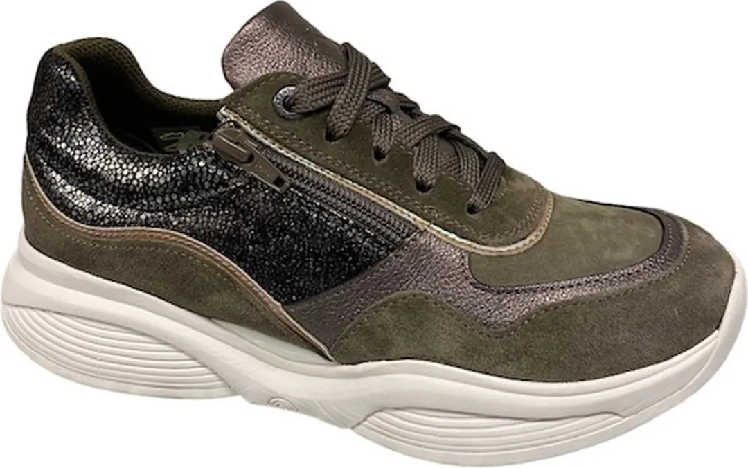 Xsensible SWX11 HX 505 Taupe Fantasie-sneaker stretchwalker MT 38.5