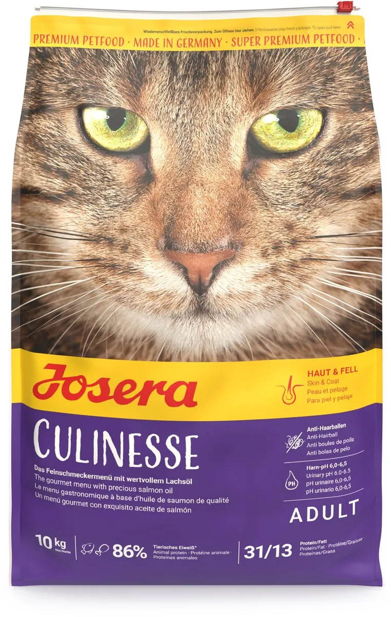 Josera Culinesse Volwassen Kattenvoer Zalm & Vogels 10kg