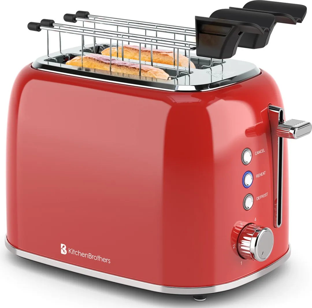 KitchenBrothers KB4076 Broodrooster Tosti-ijzer 870W
