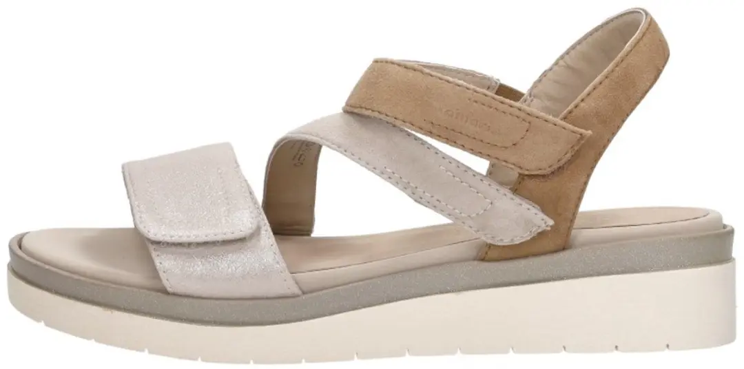 Tamaris Comfort Sandalen Plat Sandalen Plat - Beige - Maat 39 - afbeelding 2 van 6