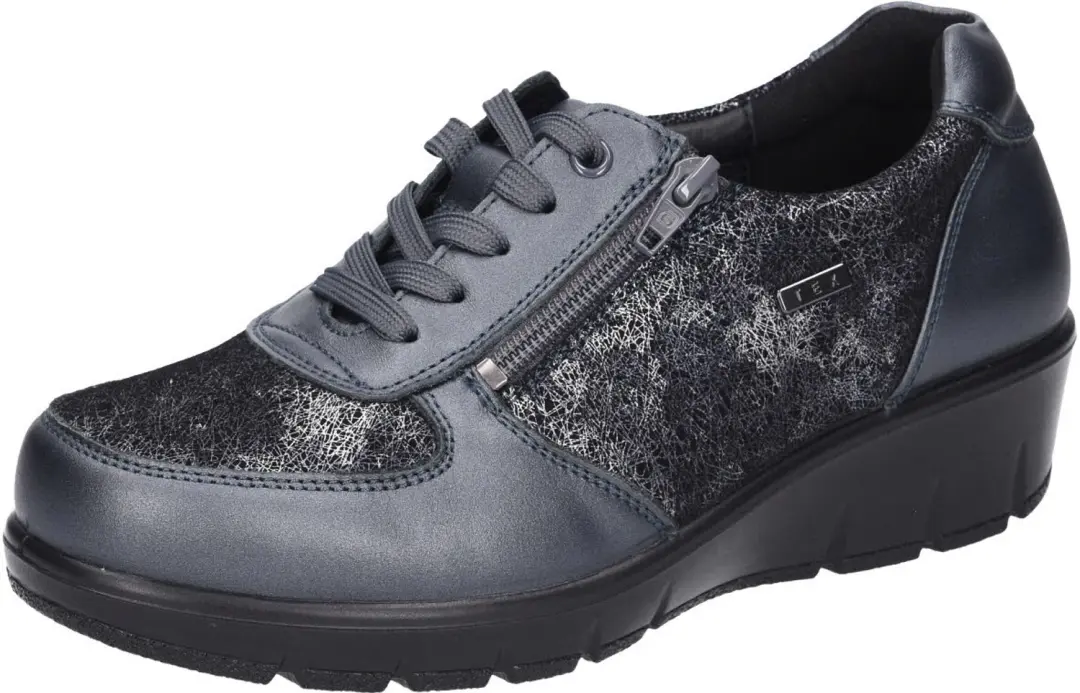 g-comfort dames veterschoenen blauw maat 37