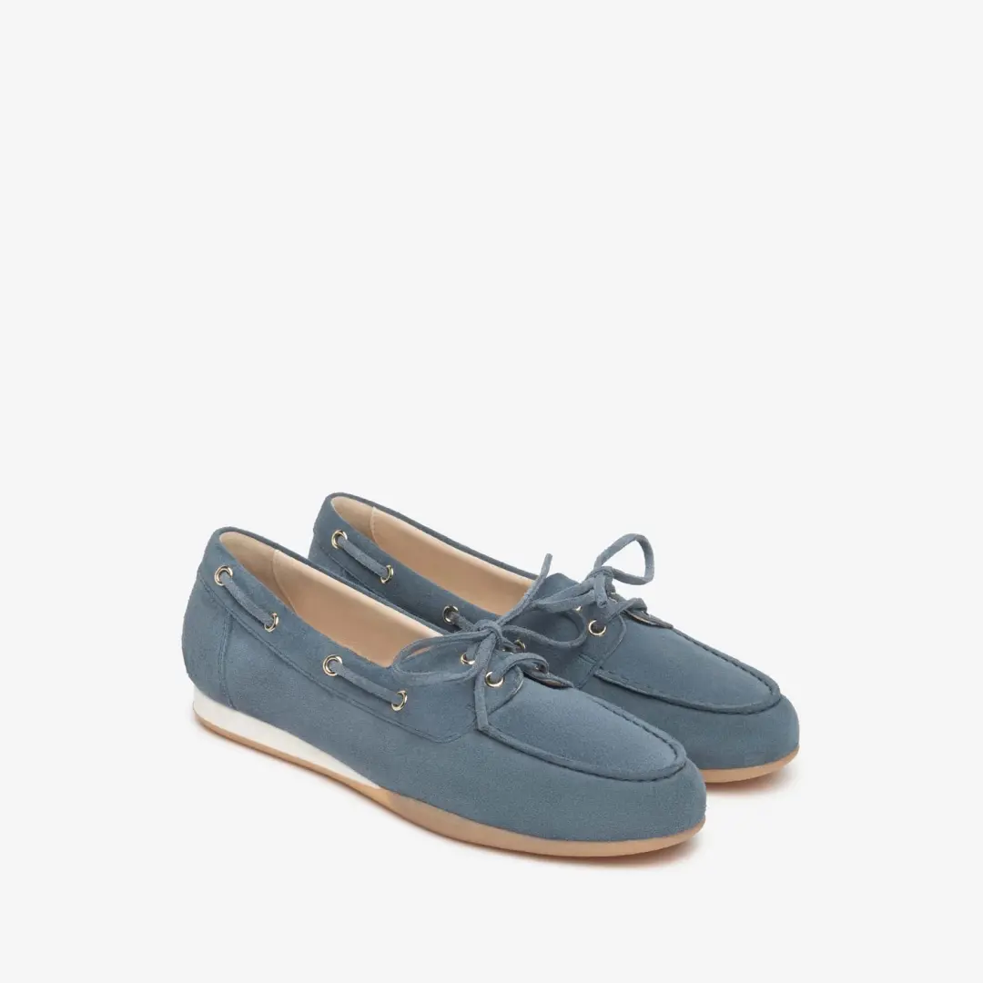 Elegante Schoenen Nerogiardini Velour Avio Tr Dogna Amber/Ivoor