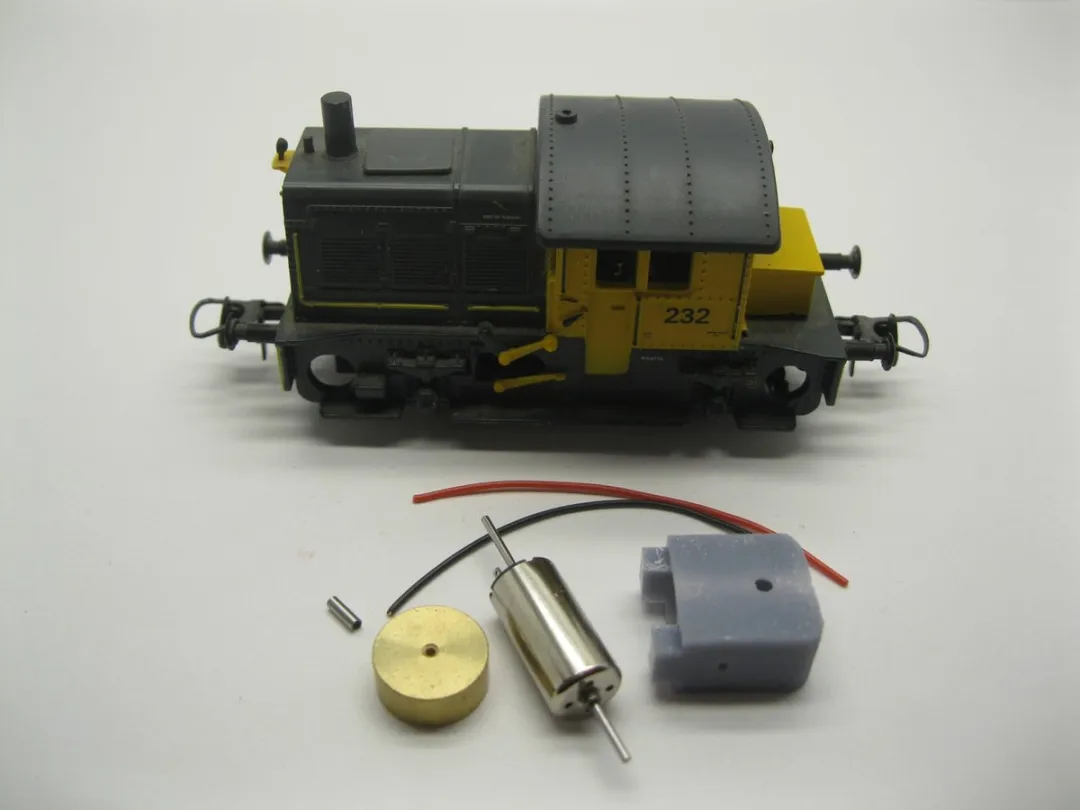 Roco HR001F Micromotor Ombouwset H0 - Geel/Zwart