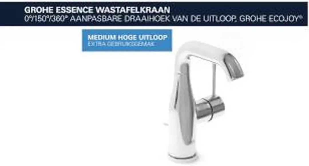 GROHE Essence 23462DC1 Wastafelmengkraan - Supersteel - afbeelding 5 van 6