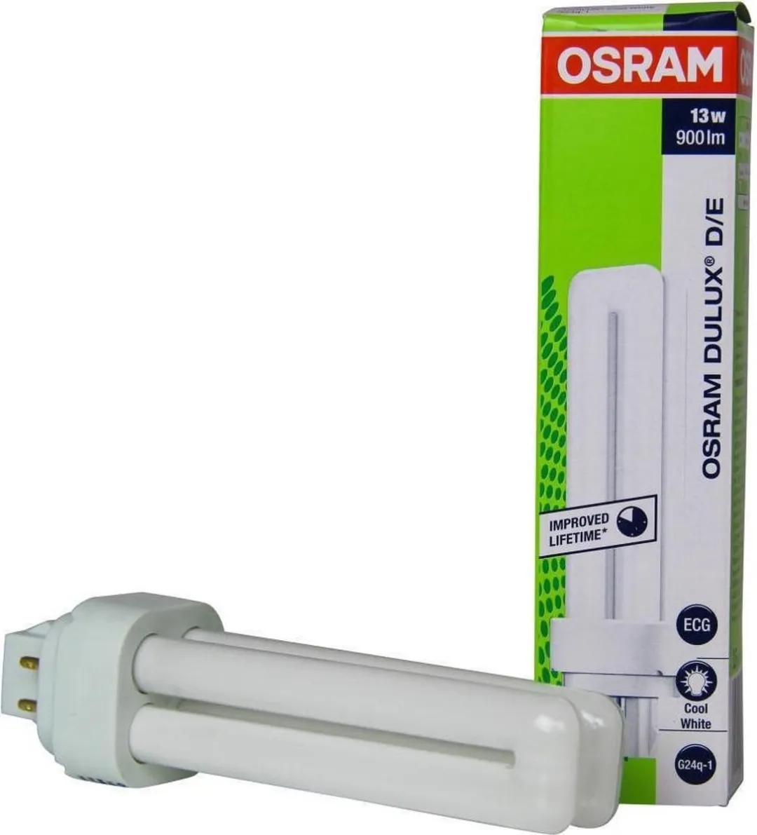 Osram Dulux D/E Spaarlamp 13W Koel Wit