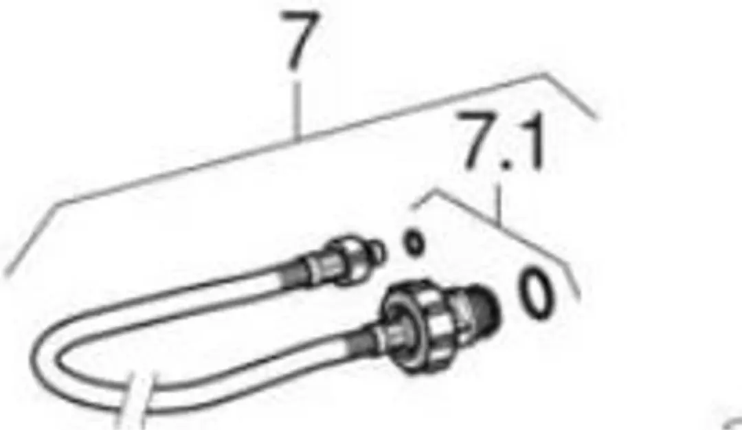 Geberit Aansluitslang Vlotterkraan 35cm - UP300/320 - afbeelding 4 van 5