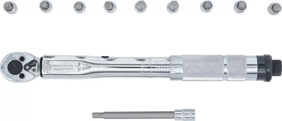 BGS technic 72118 Momentsleutelset 1/4" 2-24 Nm - 11-delig - afbeelding 5 van 6