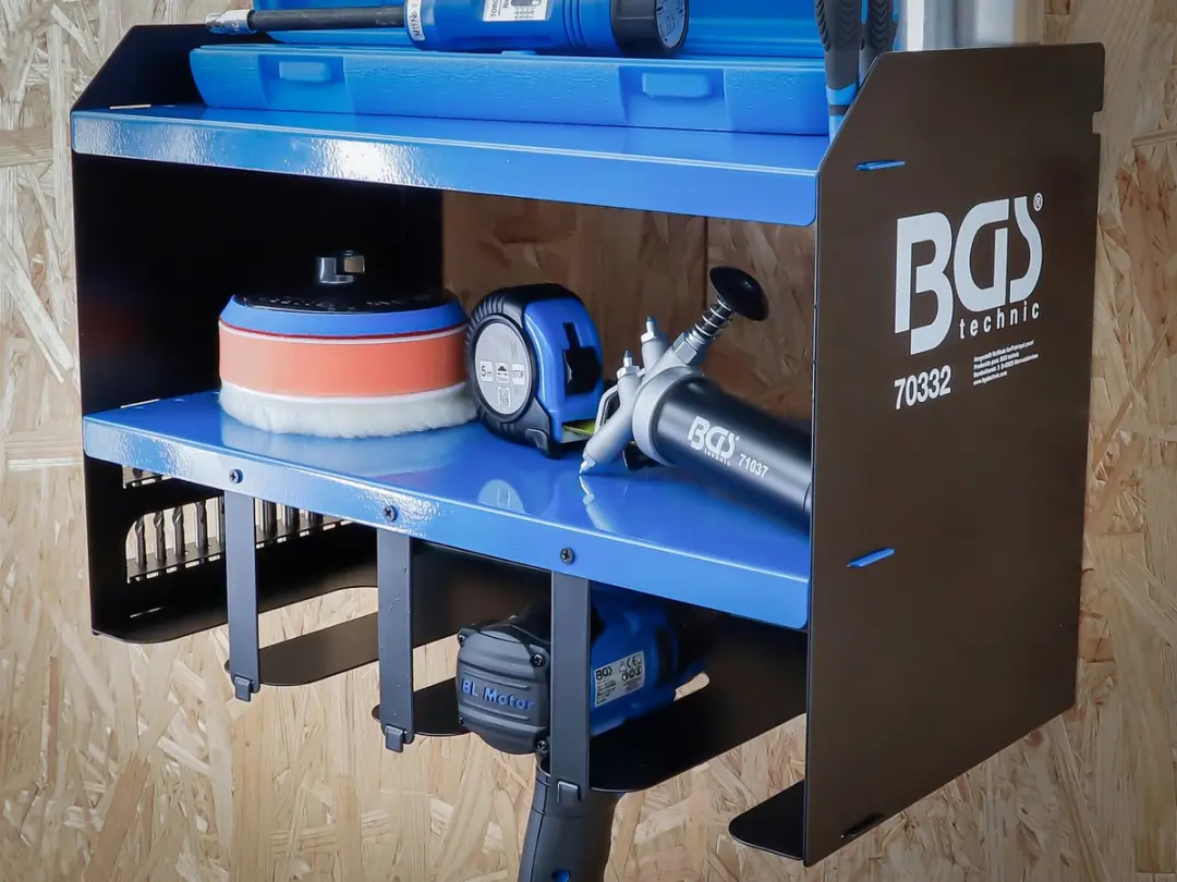 BGS technic 70332 Wandgereedschapsrek - Blauw/Zwart - afbeelding 5 van 6
