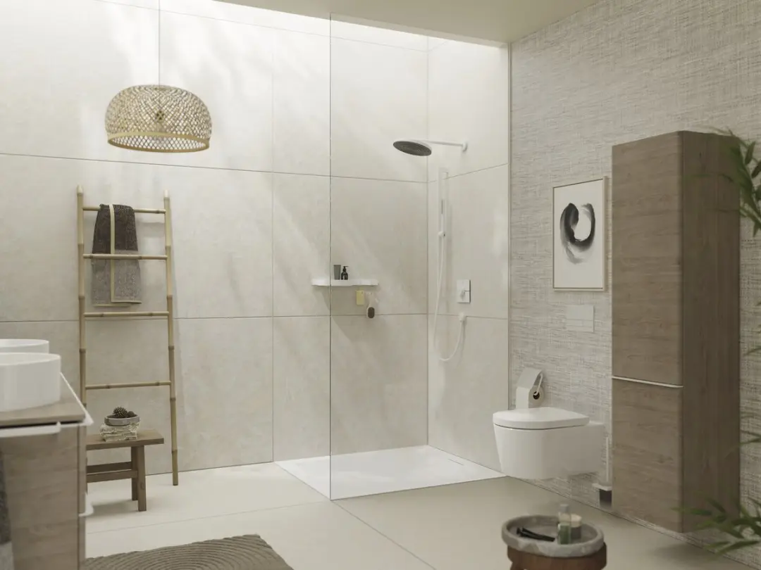 Hansgrohe EluPura S Hangend Toilet - Aquahelix - Wit - afbeelding 4 van 6