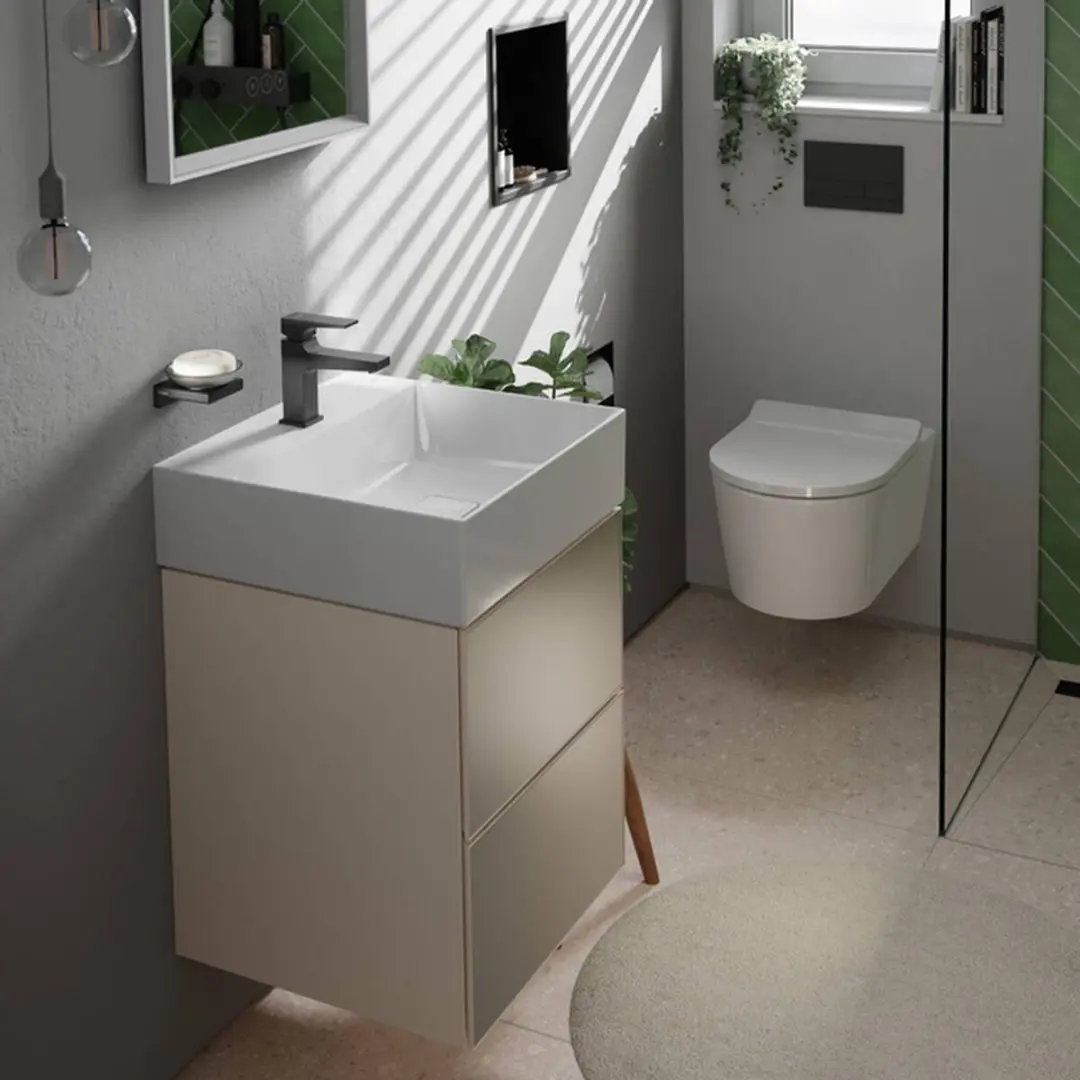 Hansgrohe EluPura S Hangend Toilet - Aquahelix - Wit - afbeelding 2 van 6