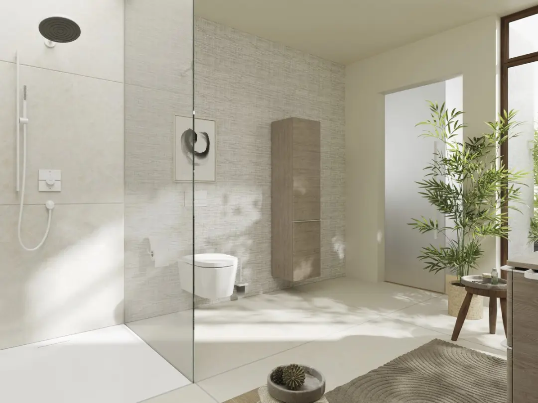 Hansgrohe EluPura S Hangend Toilet - Aquahelix - Wit - afbeelding 6 van 6