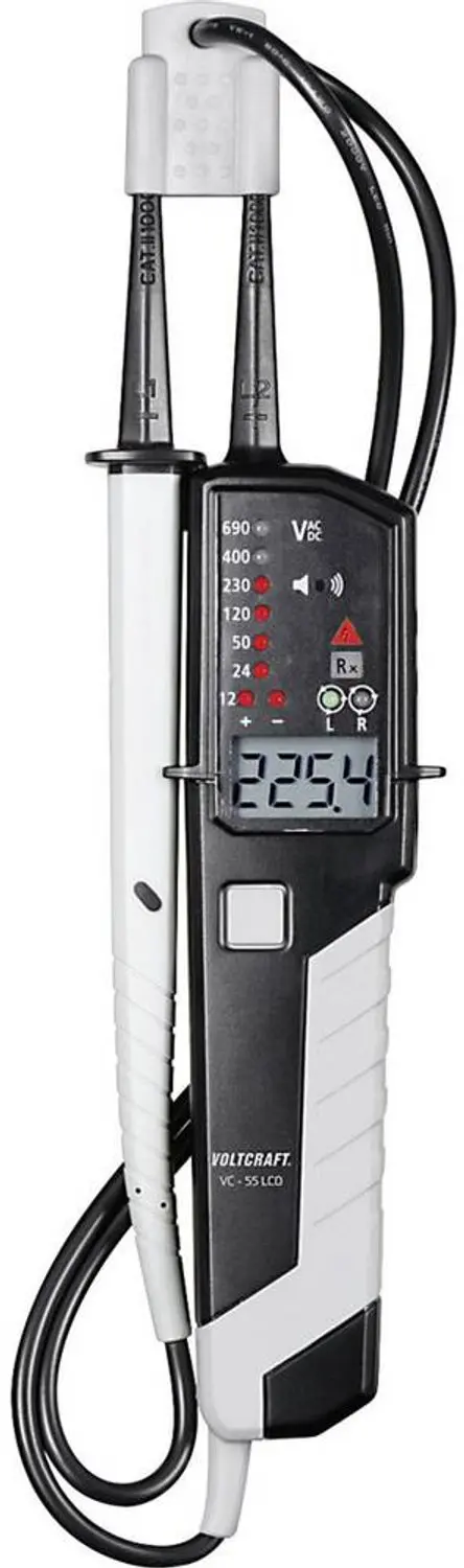 Voltcraft VC-55 LCD Tweepolige Spanningstester
