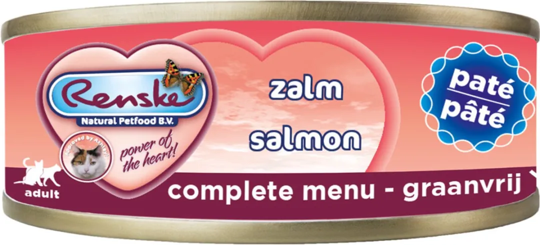 Renske Kattenvoer Paté Zalm 70g - 24 Stuks