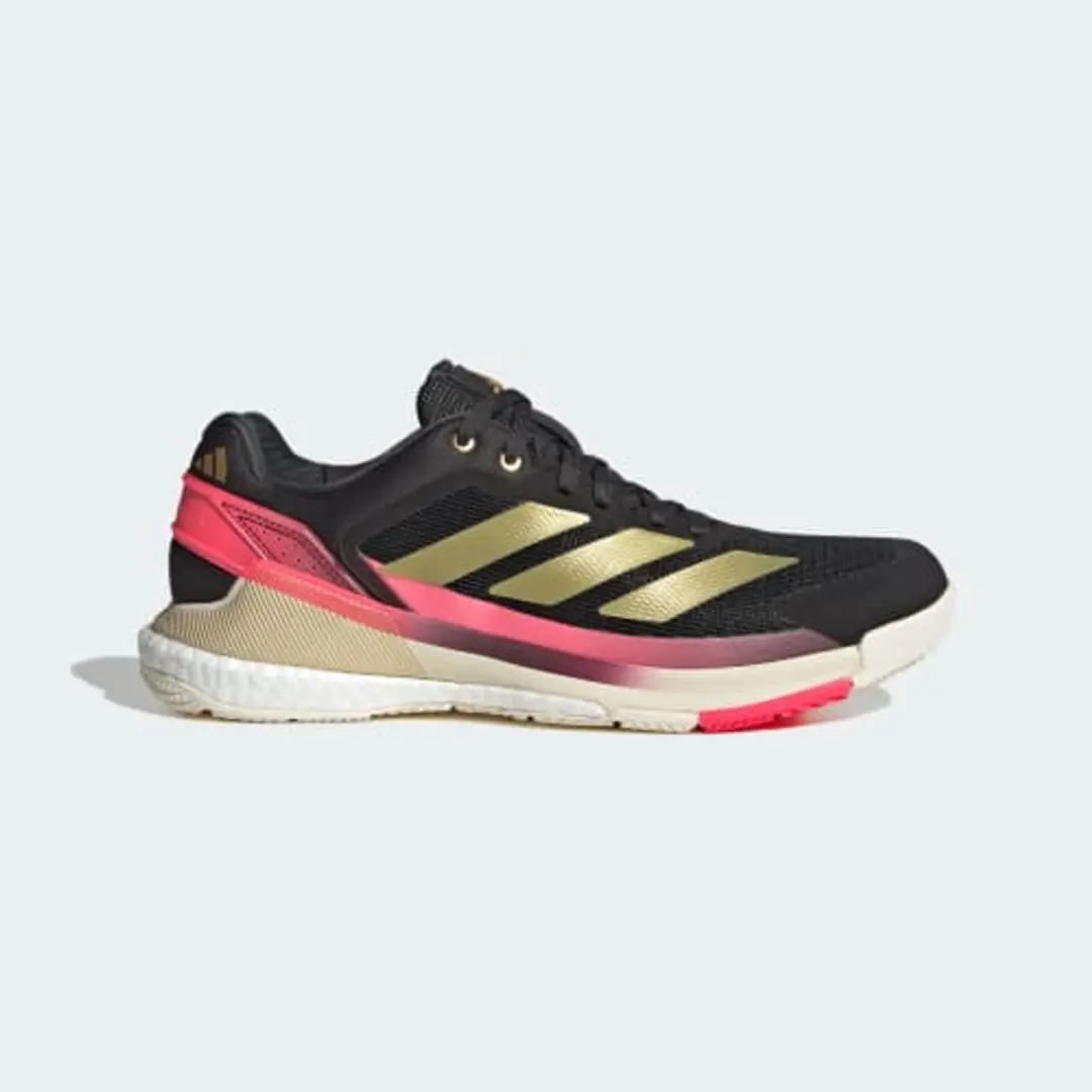 adidas Crazyquick Boost Padelschoenen - Core Black/Gold Metallic - afbeelding 2 van 6