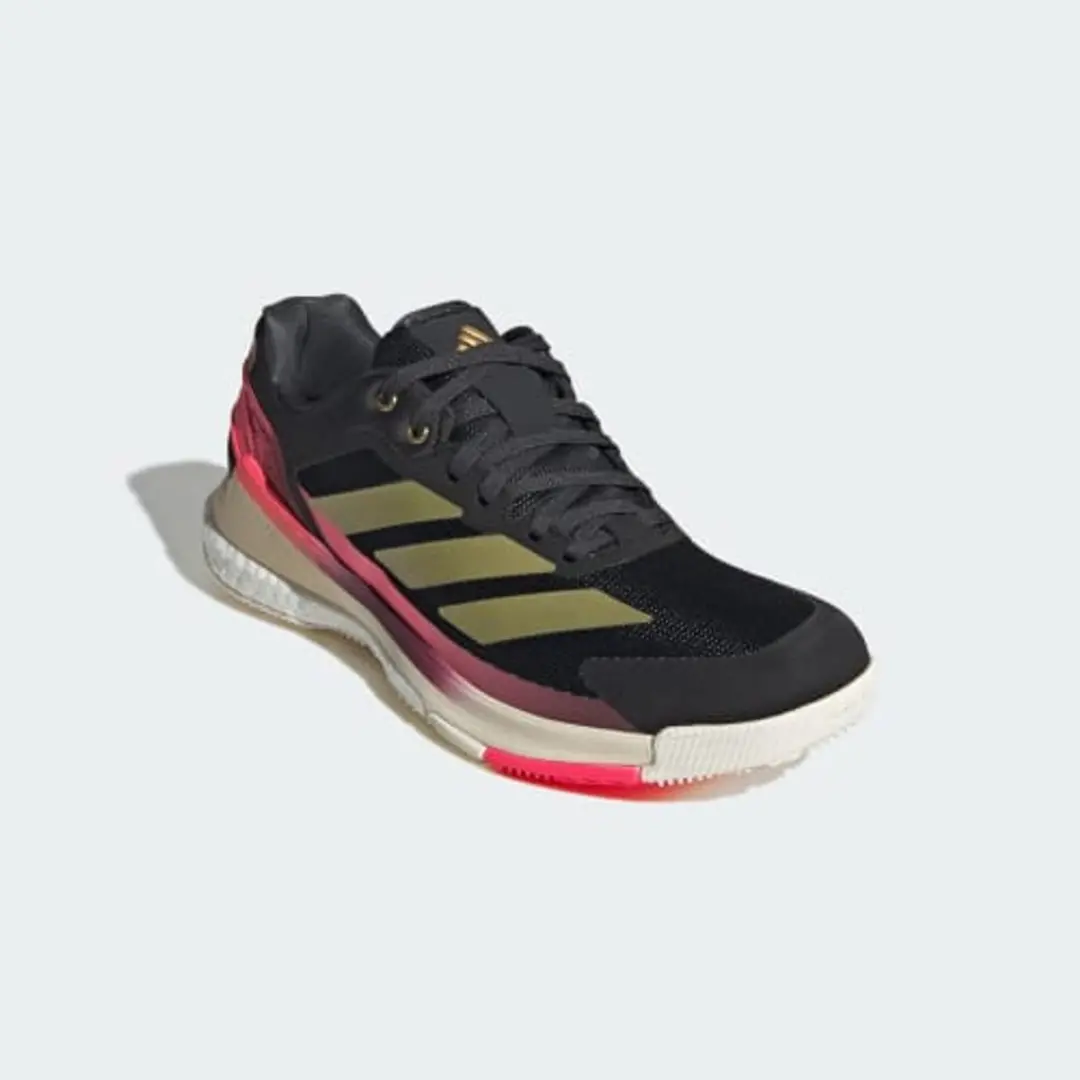adidas Crazyquick Boost Padelschoenen - Core Black/Gold Metallic - afbeelding 5 van 6