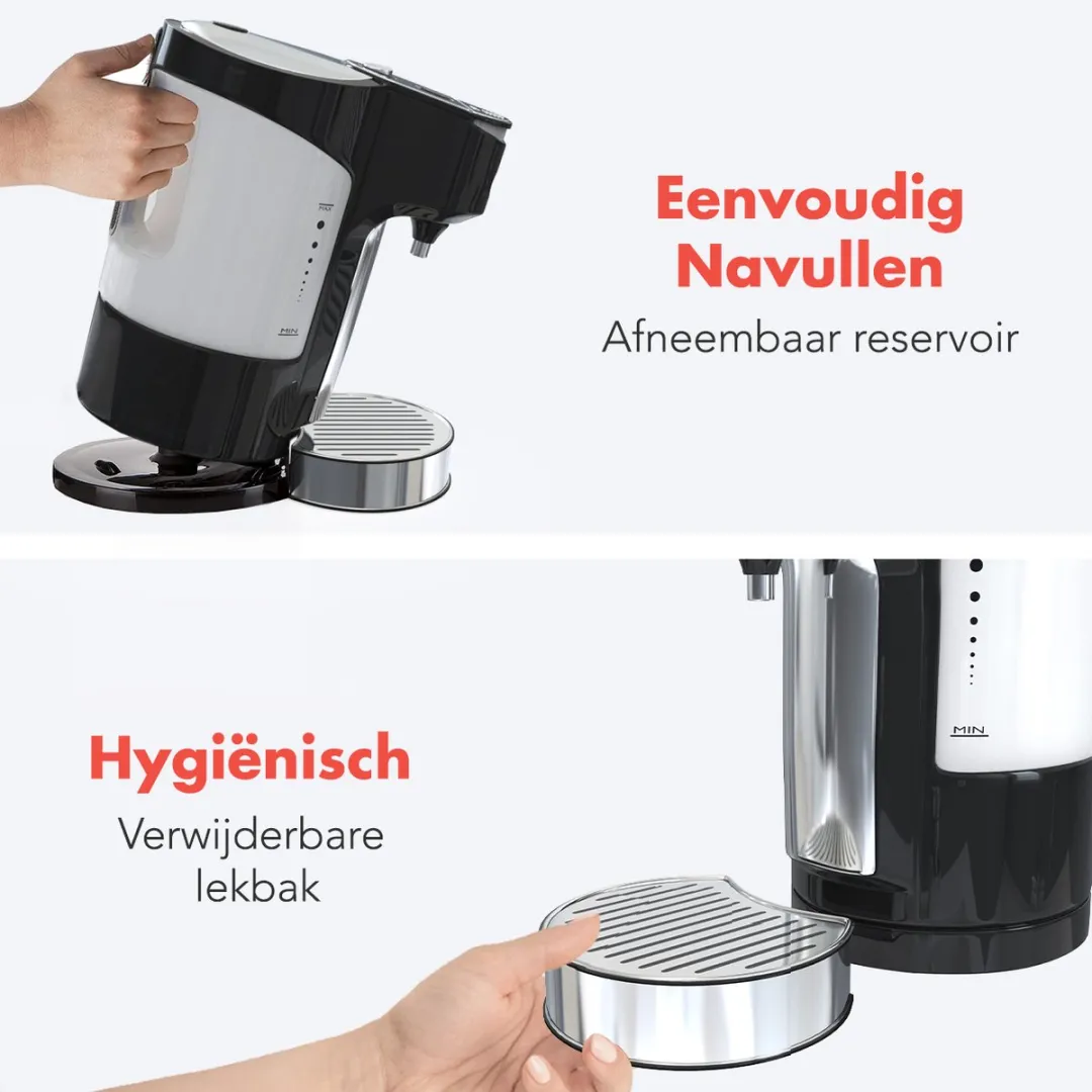 KitchenBrothers Heetwaterdispenser 3000W - 2L - Zwart