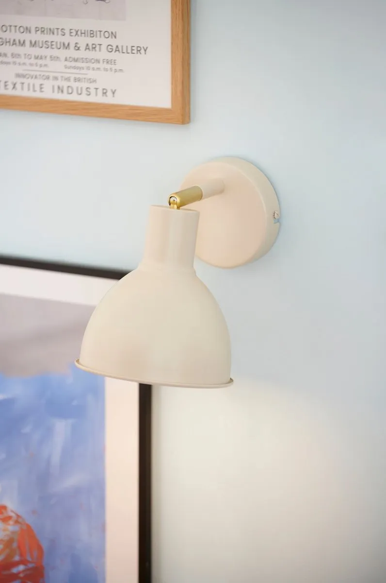 Nordlux Pop Wandlamp E27 - 15,5 cm - Beige