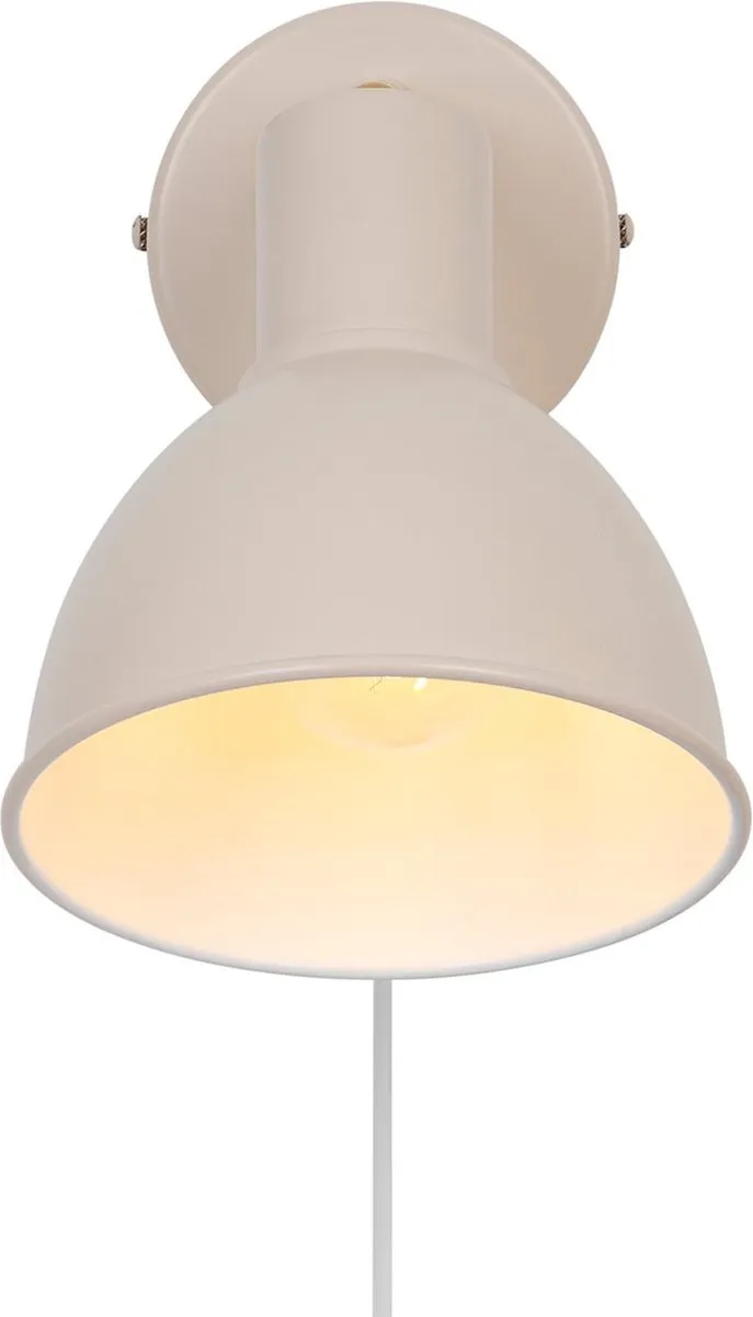 Nordlux Pop Wandlamp E27 - 15,5 cm - Beige