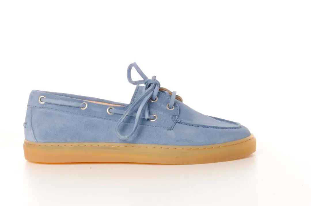Copenhagen dames bootschoen Maritime suède blauw
