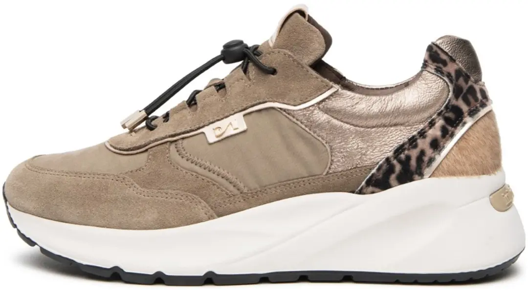 Sneaker Nerogiardini Arold Velo Taupe T.Zoro Modder Etoile Luipaard T.Pluvia