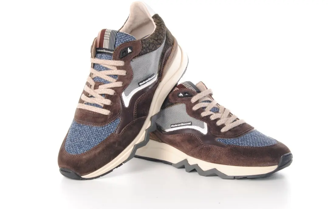 Floris van Bommel De Zager 05.26 Lage Sneakers - Bruin - afbeelding 4 van 6