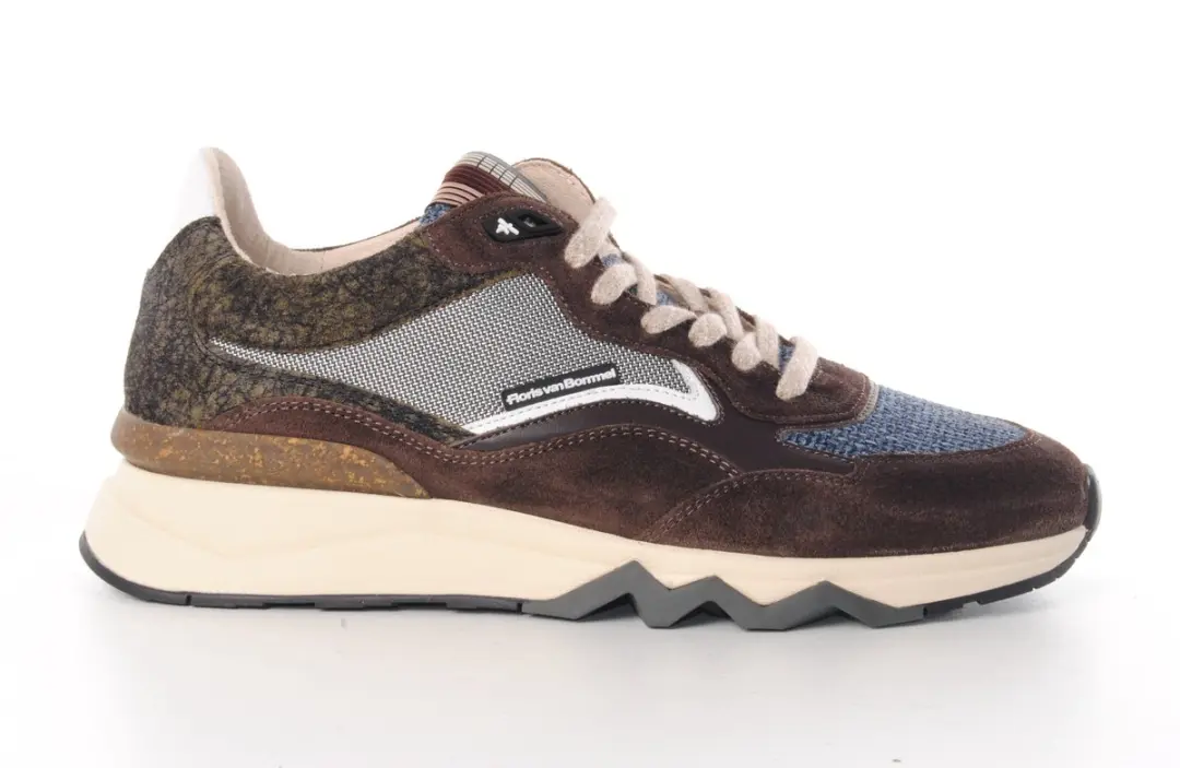 Floris van Bommel De Zager 05.26 Lage Sneakers - Bruin - afbeelding 2 van 6