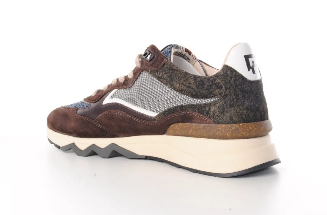 Floris van Bommel De Zager 05.26 Lage Sneakers - Bruin - afbeelding 3 van 6