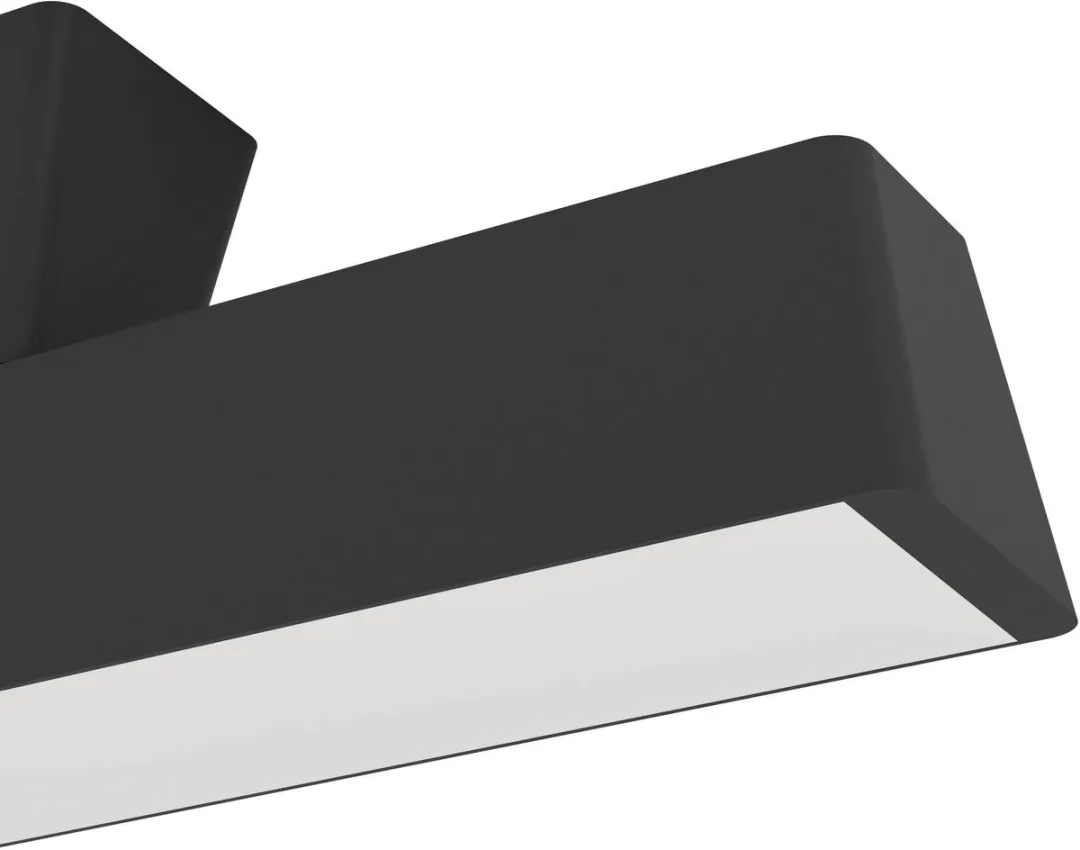 EGLO connect.z Simolaris-Z Plafondlamp - 47cm - Zwart - RGB & Wit - Zigbee