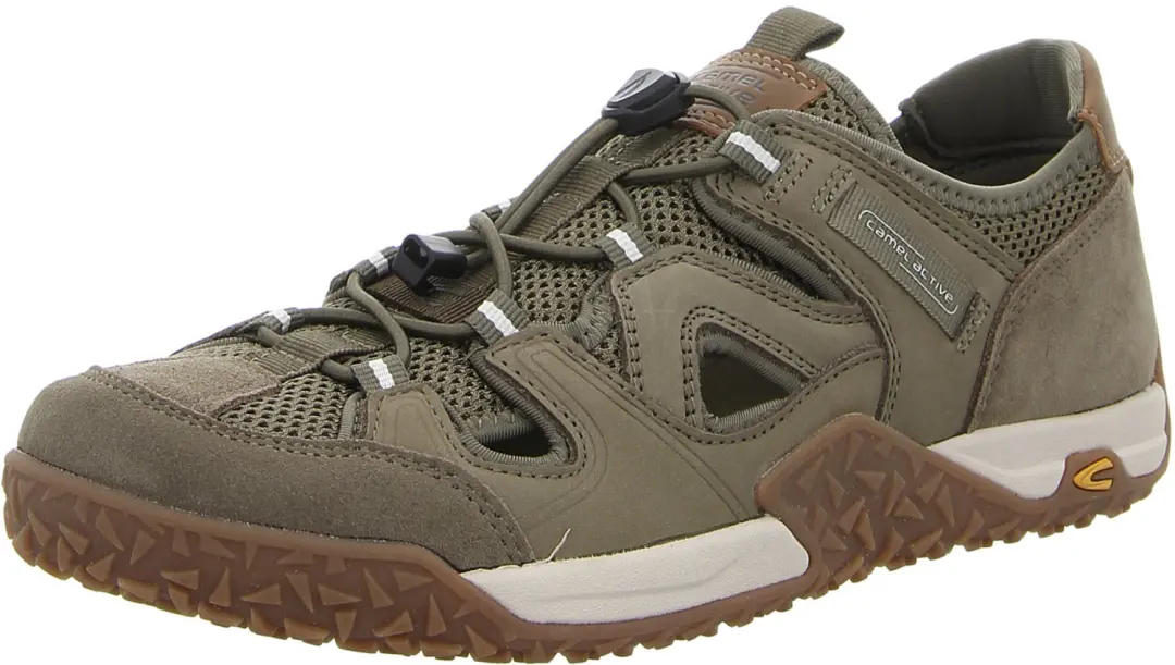 camel active heren veterschoenen kaki maat 46