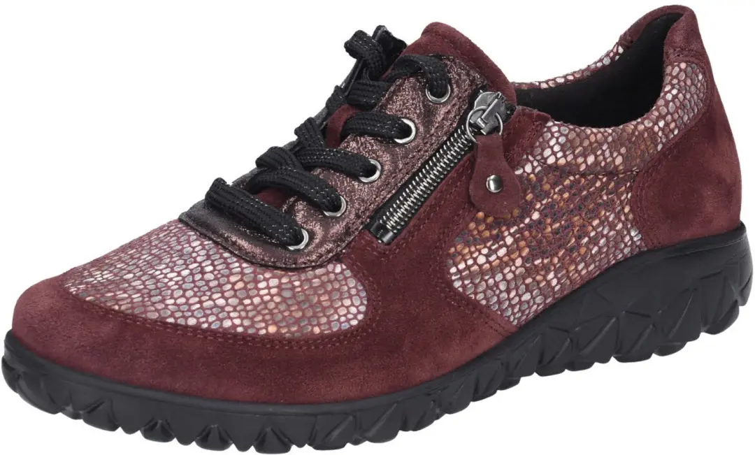 Waldläufer dames veterschoenen rood maat 36